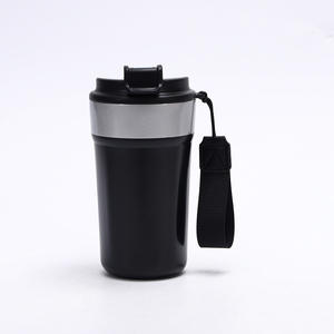 Vaso de Acero Inoxidable 316 con Aislamiento al Vacío, Taza de Viaje con Correa para Café y Té, Retención Térmica de 6-12 Horas - Product Image 1