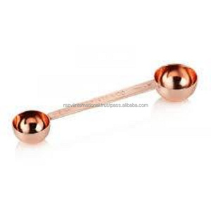 Juego de 9 cucharas medidoras chapadas en cobre Herramientas de calidad premium para mediciones precisas - Product Image 5