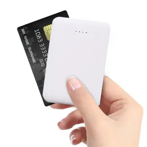 Ultra Dunne Power Bank 5000 Mah 12V 2A Dual Usb Output Creatieve Mini Power Bank