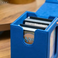 Boîte de rangement pour cartes à collectionner avec fenêtre transparente de qualité supérieure pour collectionneurs et magasins de cartes