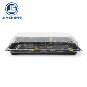 Caja de Plástico Rectangular Transparente Desechable Personalizada con Tapa para Llevar, Bandeja para <span class=keywords><strong>Sushi</strong></span> - Product Image 5