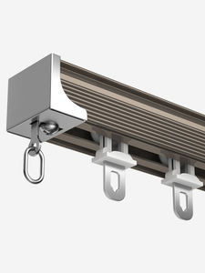 Heavy Duty Aluminium <b>Curtain</b> Tracks Sliding <b>Curtain</b> Rail for <b>Ceiling</b> or Wall Installation <b>Curtain</b> Rail Track - Product Image 4