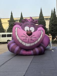 Ballon géant gonflable de chat de Cheshire de Jenor, inspiré d'<span class=keywords><strong>Alice</strong></span> <span class=keywords><strong>au</strong></span> <span class=keywords><strong>pays</strong></span> <span class=keywords><strong>des</strong></span> <span class=keywords><strong>merveilles</strong></span> - Taille et couleur personnalisables, décoration durable - Product Image 3