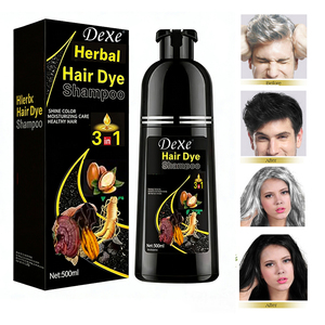 <span class=keywords><strong>DEXE</strong></span> Shampooing Colorant Brun Noir en Bouteille Pompe, Crème Colorante 2, 3, 5 en 1, Personnalisez Votre Marque Privée OEM - Product Image 2
