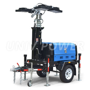<b>Towable</b> Generator LED Light Tower With Hydraulic Mast UGT4000LLED Generator LED Light Tower UGT4000LLED - Product Image 3