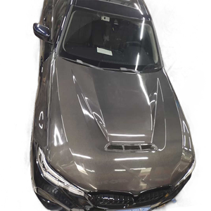 Véritable coffre de garde-boue de capot de moteur en Fiber de carbone de Style CS pour <span class=keywords><strong>BMW</strong></span> G20 G28 M340I - Product Image 5