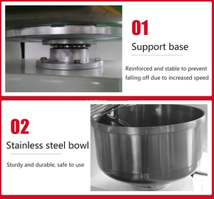 Nouveau Pétrin Commercial Vertical Professionnel à Vitesse Réglable avec Technologie Spirale en Acier Inoxydable de Qualité Alimentaire pour - Product Image 6