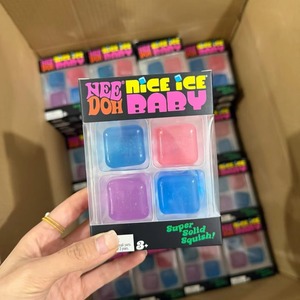 Nouveauté : Ice Baby Super Solid Squish, jouet sensoriel anti-stress en forme de mini cube à presser pour enfants et adultes, pour l'anxiété - Product Image 1
