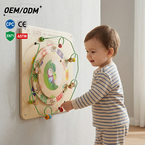 Jeu éducatif mural en bois STEM pour le jardinage - Jeu de correspondance des couleurs des fleurs, gain de place, sûr et non toxique pour les enfants - Product Image 1