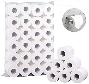 Papel Higiénico Jumbo Personalizable, Rollo de Papel Higiénico Desechable Resistente de Bambú, 15 Gsm, Muestra Gratis para Aplicaciones de Baño - Product Image 1