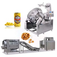Chaîne de production de pop-corn automatique à gaz à grande capacité 2026 pour la fabrication de pop-corn caramélisé