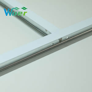 Fabricant Vente <span class=keywords><strong>de</strong></span> gros Tête en alliage Grille en T plate pour plafond Grille en T système <span class=keywords><strong>de</strong></span> té principal Grille en T pour plafond galvanisé suspendu - Product Image 2