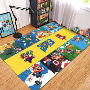 American <span class=keywords><strong>Super</strong></span> <span class=keywords><strong>Mario</strong></span> Cartoon Style Tapis de sol antidérapant Tapis pour chambre d'enfant - Product Image 3