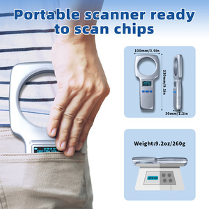 <span class=keywords><strong>Bluetooth</strong></span> hàng tồn kho động vật cầm tay Đầu đọc chip <span class=keywords><strong>RFID</strong></span> động vật thẻ tai Microchip máy quét - Product Image 6