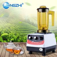 Mousseur à crème HENGZHI avec 2 boutons rotatifs, portable, professionnel, pour hôtels, en acier inoxydable robuste, mixeur 5+ vitesses pour smoothies et thé