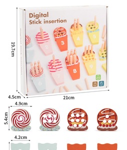 Juego de Mesa Educativo de Palitos de Madera Coloridos de Alta Calidad, Juguete de Reconocimiento Matemático y Emparejamiento de Cantidades - Product Image 4