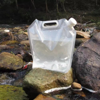 Pochettes souples réutilisables à bec verseur de 3 L, qualité alimentaire, imprimées en héliogravure, robustes, transparentes, pour bière et eau