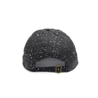 Casquette de papa personnalisée en coton 100% lavé à 6 panneaux avec logo brodé, ajustable, imprimé jacquard en coton et broderie 3D
