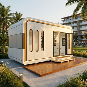 Maisonnette mobile à installation rapide, cabane de luxe préfabriquée, appartement conteneur modulaire, hôtel avec cuisine - Product Image 1