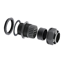 Passe-câble en nylon étanche IP68 avec connecteur de décharge de tension à filetage PG, raccord antidéflagrant pour boîtier de jonction électrique