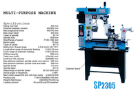Allsome HQ800 — perceuse à tour, fraiseuse combo à usages multiples, fraiseuse en métal, sp2155