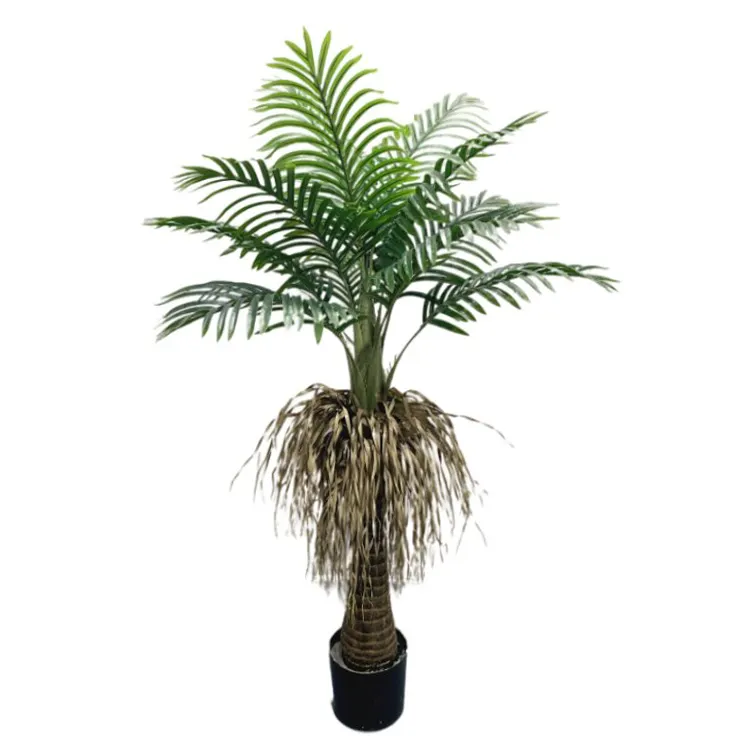 New Product Potted Trees Decoration Artificial Areca Date Palm Tree Guirlande Factory Price Outdoor Mini Palms Areca Tree