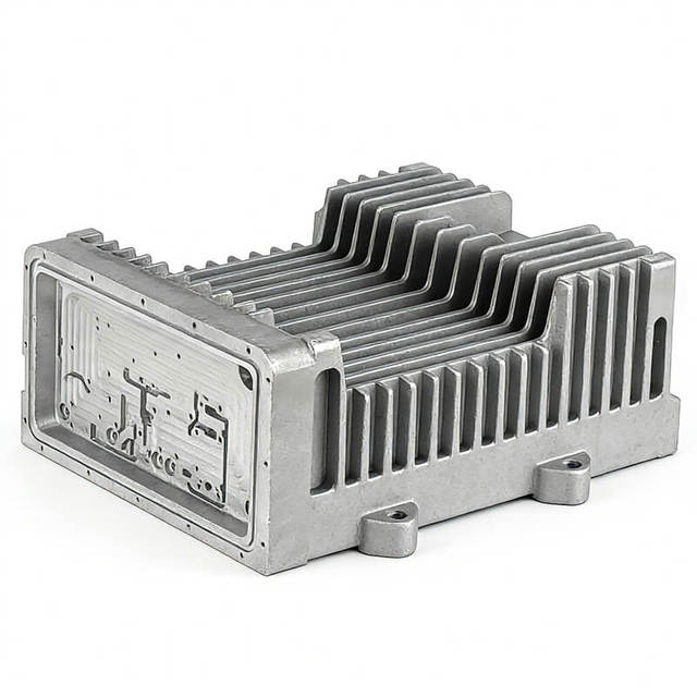 China Manufacturing Custom Aluminum Adc12 Casting Parts Shell of Signal Exchanger