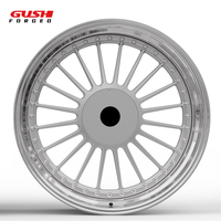 Jantes forgées personnalisées GS en 2 pièces, polies, 18, 19, 20, 21, 22, 24 pouces, multi-rayons, 5x114.3, 5x112, 5x120, 5x130 pour Benz, BMW, Audi