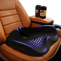Coussin de siège de voiture antidérapant à rebond lent, respirant, à rainures, personnalisable, pour toutes les saisons, pour la conduite, fourni directement par l'usine