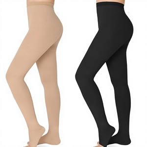 Collants Junchao 80 Deniers Opaques Respirants pour Femmes, Couleur Unie Douce, Taille Haute, en Spandex Tricoté, Collants à Pieds pour Usage Quotidien - Product Image 3