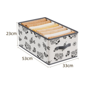 Clothing Organizer <b>Storage</b> Box Rectangle Foldable Lidless Stackable For <b>Clothes</b> Home Use - Product Image 4