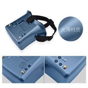 LS-008D 5.8G FPV Kính 4.3 Inch 40CH Hỗ Trợ DVR Ăng Ten Kép Pin 480*272 Mũ Bảo Hiểm <span class=keywords><strong>Receiver</strong></span> Kính RC FPV Racing Drone UAV - Product Image 4