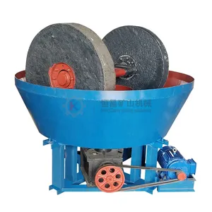 Excellent Performance Mining Machinery Equipment Round Grinding Mill 10-20Tons Per Hour Gold Grinding Wet Pan Mill Used In Sudan