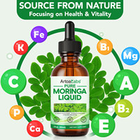 ArtoaLabs Extracto Líquido de Hoja de Moringa Orgánica Pura, Gotas de Aceite de Moringa para Apoyar la Salud Inmunológica y Mejorar los Niveles de Energía