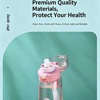 Bouteille d'eau sans BPA, anti-fuite, avec capsules aromatisées, sans sucre et sans calories, pour une consommation quotidienne