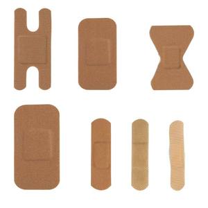 Pansements auto-adhésifs multi-tailles, de forme irrégulière, imperméables, respirants, couleur chair, en forme de papillon H pour le bout des doigts - Product Image 5