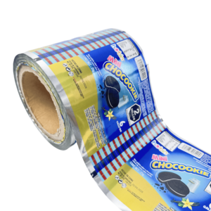 Film d'emballage souple laminé en aluminium brillant imprimé sur mesure, impression numérique, rouleau écologique pour aliments et sucre - Product Image 2