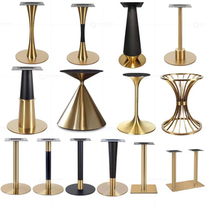 مطعم فوشان أو طاولة فندق ، أثاث تجاري قابل للتخصيص ، شريط مرتفع ذهبي وأسود - Product Image 1