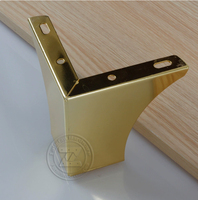 Patas de Muebles de Acero Cromado de Alto Brillo de 8 cm, Diseñadas Específicamente para Proyectos de Muebles de Palets DIY