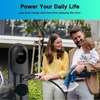Chargeur mural pour véhicules électriques Jjy 7-22 kW IP65 avec application RFID, télécommande OCPP1.6j, station de recharge commerciale