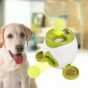 Dispositivo di lancio automatico per cani interattivo per il lancio di palline per animali domestici Dispenser giocattolo intelligente macchina ricompensa per cani