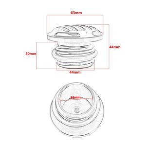 ฝาครอบถังน้ำมันอลูมิเนียมสีดำสำหรับ Harley Harley Sportster XL <span class=keywords><strong>Road</strong></span> <span class=keywords><strong>King</strong></span> Dyna FXD's <span class=keywords><strong>1996</strong></span>-up softail's 2000ขึ้น - Product Image 6