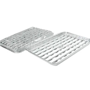 ถาดฟอยล์อลูมิเนียม HONGXUAN ขนาด 34x23.5x2.5 ซม. สำหรับย่างปิ้งย่างปิกนิกอบขนม แบบใช้แล้วทิ้ง รูปทรงสี่เหลี่ยมผืนผ้า - Product Image 5