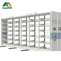 La bibliothèque mobile en acier la plus populaire rayonne les archives de structure de stockage de boîte rayonnage mobile