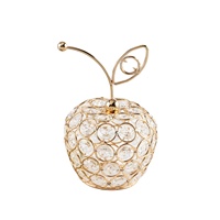 Artisanat de mode tendance, artisanat en cristal créatif européen, pomme, poire, ananas, décoration de table, décoration de la maison, cadeau