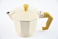 Pengrui de Cuisson machine à café 1/2/3/6/9/12 Tasse Jaune Fonte Espresso En Aluminium cafetière