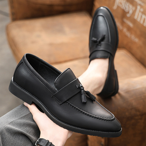 Mocassins d'automne pour hommes, formels et décontractés, antidérapants, brillants, pour le travail, grandes tailles, chaussures de soirée décontractées, chaussures d'affaires de luxe - Product Image 3