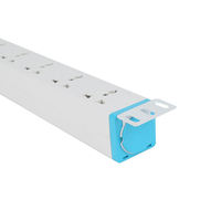 Multiprise de cabinet au design épuré, 6 prises multi-standards, type rack PDU, pour la mise en place dans les salles de serveurs des startups mondiales