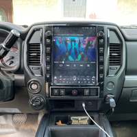 Los Mejores Radios para Auto con Pantalla Táctil Vertical Estilo Tesla, Doble DIN, para Nissan Titan 2020-2024, Sistema Android 12