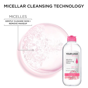 Démaquillant doux à base d'acides aminés, naturel, pour le visage, démaquillage, étiquette personnalisée OEM ODM - Product Image 3